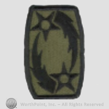 US Army Shoulder Sleeve Insignia: 69th Air Defense Artillery Brigade.