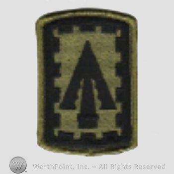 US Army Shoulder Sleeve Insignia: 108th Air Defense Artillery Brigade.