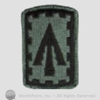 US Army Shoulder Sleeve Insignia: 108th Air Defense Artillery Brigade.