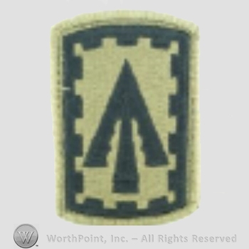 US Army Shoulder Sleeve Insignia: 108th Air Defense Artillery Brigade.