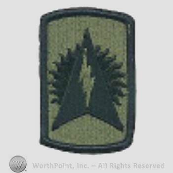 US Army Shoulder Sleeve Insignia: 164th Air Defense Artillery Brigade.