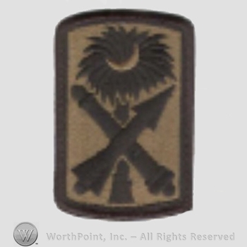 US Army Shoulder Sleeve Insignia: 263rd Air and Missile Defense Command.