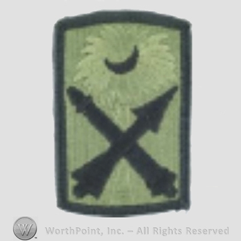 US Army Shoulder Sleeve Insignia: 263rd Air and Missile Defense Command.