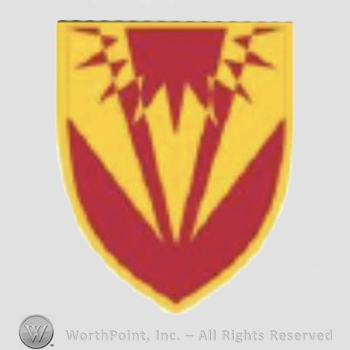US Army Shoulder Sleeve Insignia: 357th Air and Missile Defense Detachment.