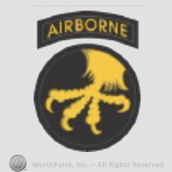 US Army Shoulder Sleeve Insignia: 17th Airborne Division.