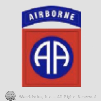 US Army Shoulder Sleeve Insignia: 82nd Airborne Division.