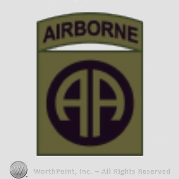 US Army Shoulder Sleeve Insignia: 82nd Airborne Division.