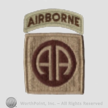 US Army Shoulder Sleeve Insignia: 82nd Airborne Division.