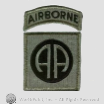 US Army Shoulder Sleeve Insignia: 82nd Airborne Division.