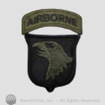 US Army Shoulder Sleeve Insignia: 101st Airborne Division.