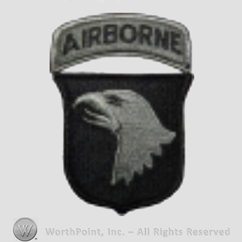 US Army Shoulder Sleeve Insignia: 101st Airborne Division.