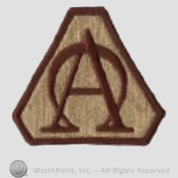 US Army Shoulder Sleeve Insignia: US Army Acquisition Support Center.