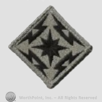 US Army Shoulder Sleeve Insignia: Army Broadcasting System.