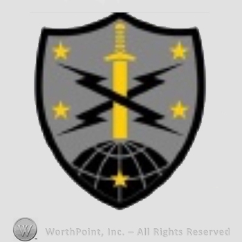 US Army Shoulder Sleeve Insignia: Army National Guard Cyber Brigade.
