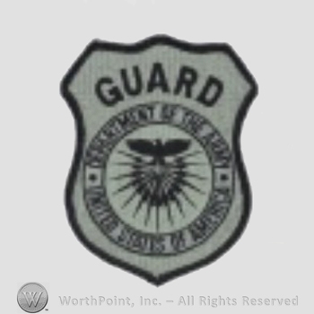 US Army Shoulder Sleeve Insignia: Department of the Army Guard.