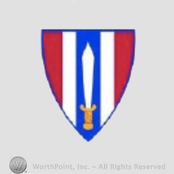 US Army Shoulder Sleeve Insignia: European Civil Affairs Division.