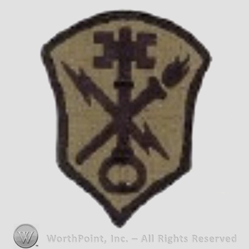 US Army Shoulder Sleeve Insignia: Intelligence and Security Command.