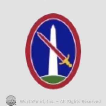 US Army Shoulder Sleeve Insignia: Military District of Washington.