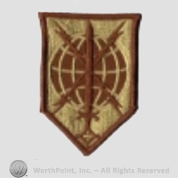 US Army Shoulder Sleeve Insignia: Military Intelligence Readiness Command.