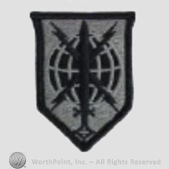 US Army Shoulder Sleeve Insignia: Military Intelligence Readiness Command.