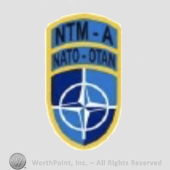 US Army Shoulder Sleeve Insignia: NATO Training Mission-Afghanistan.