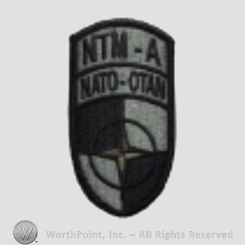 US Army Shoulder Sleeve Insignia: NATO Training Mission-Afghanistan.