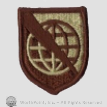US Army Shoulder Sleeve Insignia: US Army Network Enterprise Technology Command.