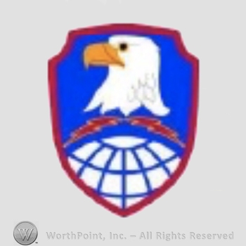 US Army Shoulder Sleeve Insignia: US ARmy Space and Missile Defense Command.