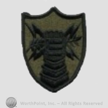 US Army Shoulder Sleeve Insignia: US Army Strategic Command..