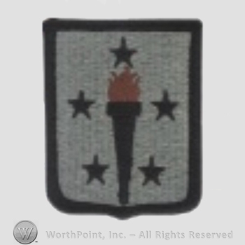 US Army Shoulder Sleeve Insignia: Sustainment Center of Excellence, Fort lee, Virginia.