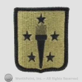 US Army Shoulder Sleeve Insignia: Sustainment Center of Excellence, Fort lee, Virginia.