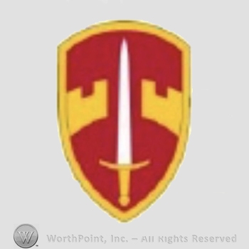 US Army Shoulder Sleeve Insignia: US Army Personnel Serving in Vietnam.