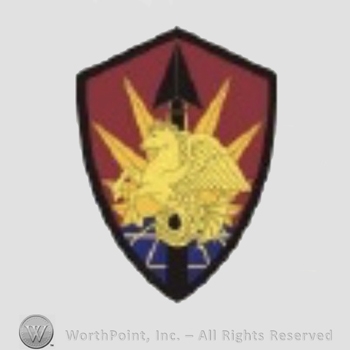 US Army Shoulder Sleeve Insignia: US Army Transportation Command.
