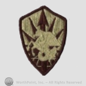 US Army Shoulder Sleeve Insignia: US Army Transportation Command.