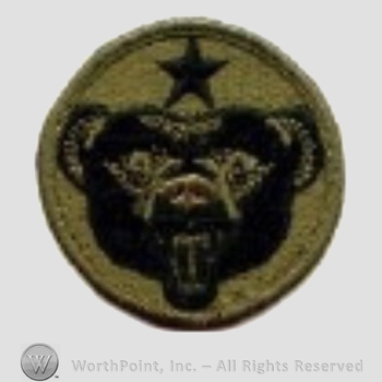 US Army Shoulder Sleeve Insignia: US Army Alaska.