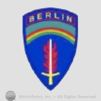 US Army Shoulder Sleeve Insignia: US Army Berlin.