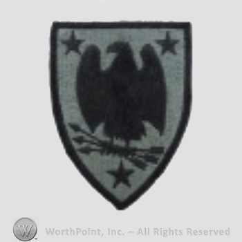 US Army Shoulder Sleeve Insignia: US Army Selective Service.