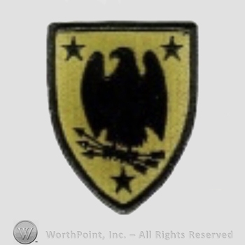 US Army Shoulder Sleeve Insignia: US Army Selective Service.