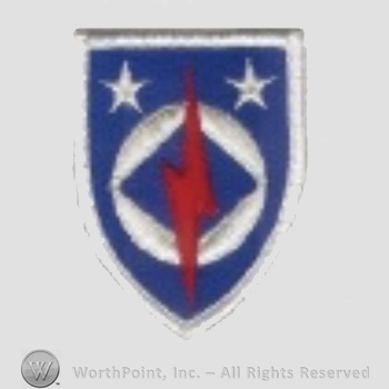 US Army Shoulder Sleeve Insignia: US Army Computer Systems Command.