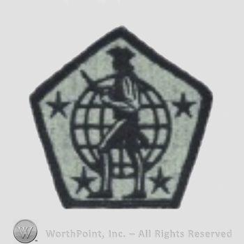 US Army Shoulder Sleeve Insignia: US Army Human Resources Command.
