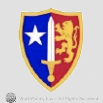 US Army Shoulder Sleeve Insignia: US Army North Atlantic Treaty Organization - NATO.
