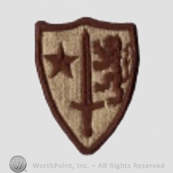 US Army Shoulder Sleeve Insignia: US Army North Atlantic Treaty Organization - NATO.
