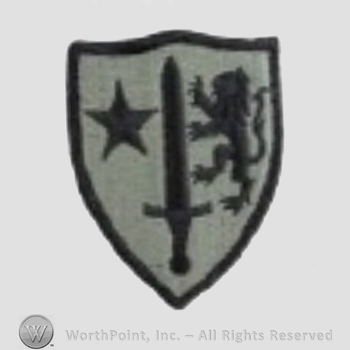 US Army Shoulder Sleeve Insignia: US Army North Atlantic Treaty Organization - NATO.