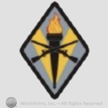 US Army Shoulder Sleeve Insignia: US Army Training Center, Fort Jackson.
