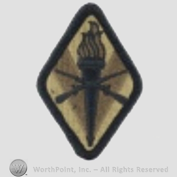 US Army Shoulder Sleeve Insignia: US Army Training Center, Fort Jackson.