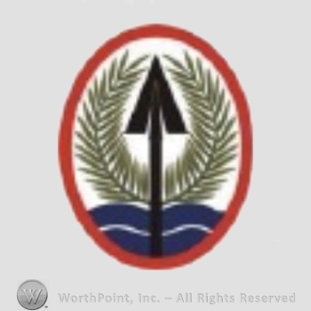 US Army Shoulder Sleeve Insignia: USAE Multi-National Corps-Iraq.