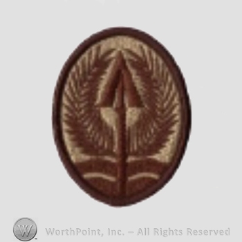US Army Shoulder Sleeve Insignia: USAE Multi-National Corps-Iraq.