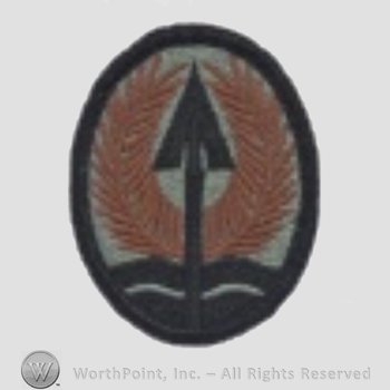 US Army Shoulder Sleeve Insignia: USAE Multi-National Corps-Iraq.