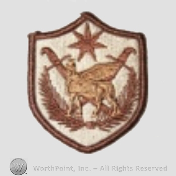 US Army Shoulder Sleeve Insignia: USAE Multi-National Force-Iraq.