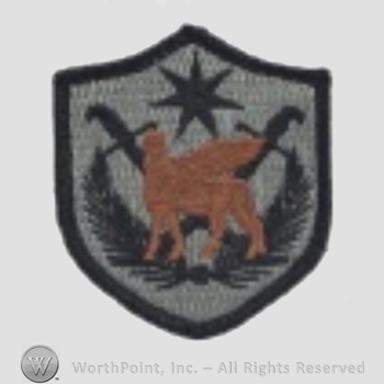 US Army Shoulder Sleeve Insignia: USAE Multi-National Force-Iraq.